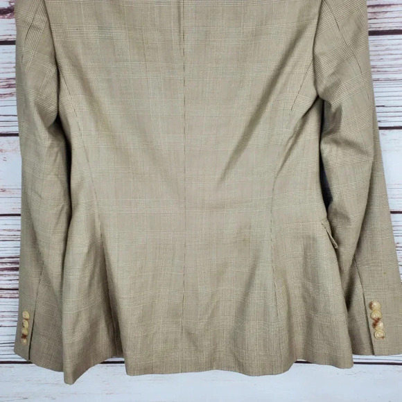 Ralph Lauren Black Label Womens Sz 4 Houndstooth One-Button Blazer Jacket #164 - Picture 8 of 12